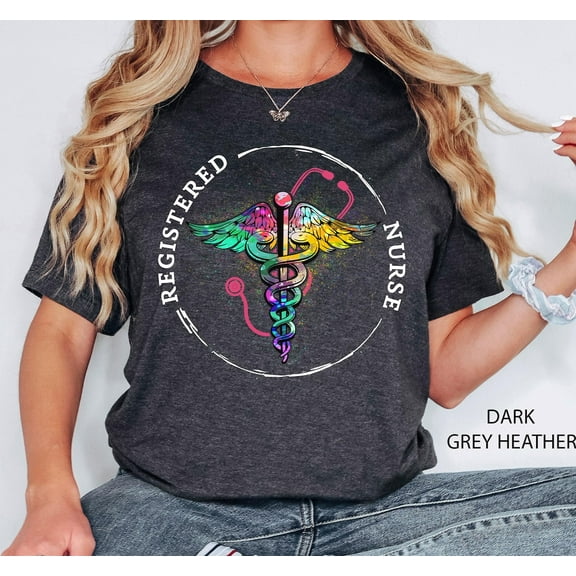 Registered Nurse Shirt For Women, Rn Tshirt For Registered Nurse, Nursing T-Shirt For Nurse, Rn Graduation , Nurse Shirt,Nurse Life, Full Size S-5XL