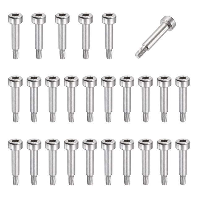 26 Pcs Tornillo de hombro de acero inoxidable 304 para maquinaria de moldeo por inyección