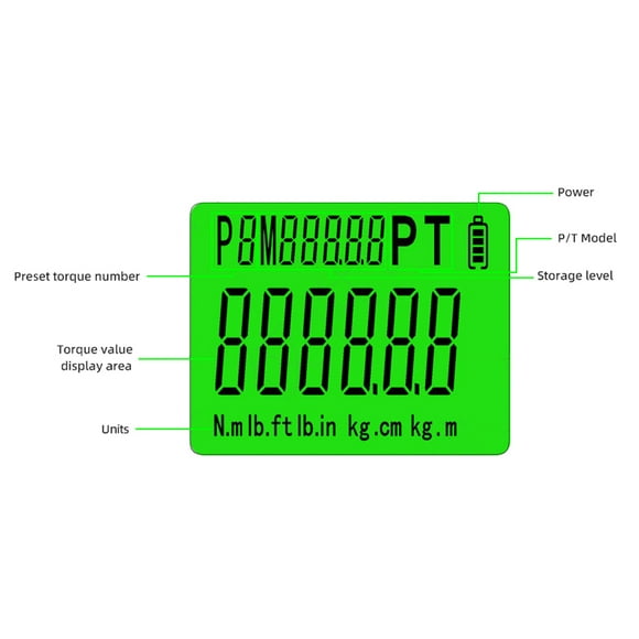 WISRETEC Electronic torsion meter,Meter Display Wrench Two Modes Adjustable Torque Meter Wrench Torque Tester Display Wrench Torque Buzzer And Led Adjustable S Switchable Tester Two Modes Qisuo Buzhi