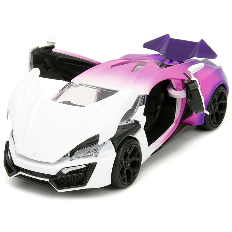 Lykan Hypersport White Pink and Purple Gradient 