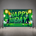 thumbnail image 4 of Football Themed Happy Birthday Background Banner Party Supplies for Birthday Party Photography Props Decorations Backdrop, 4 of 6