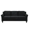 thumbnail image 5 of Fashionable living room sofa for 3 people, black fabric 13234, 5 of 6