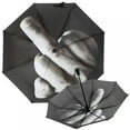 thumbnail image 3 of Umbrella Windproof Travel Umbrella - Wind Resistant, Small - Compact, Light, Automatic, Strong, Mini, Folding and Portable - Backpack, Car, Purse Umbrellas for Rain - Men and Women, 3 of 6