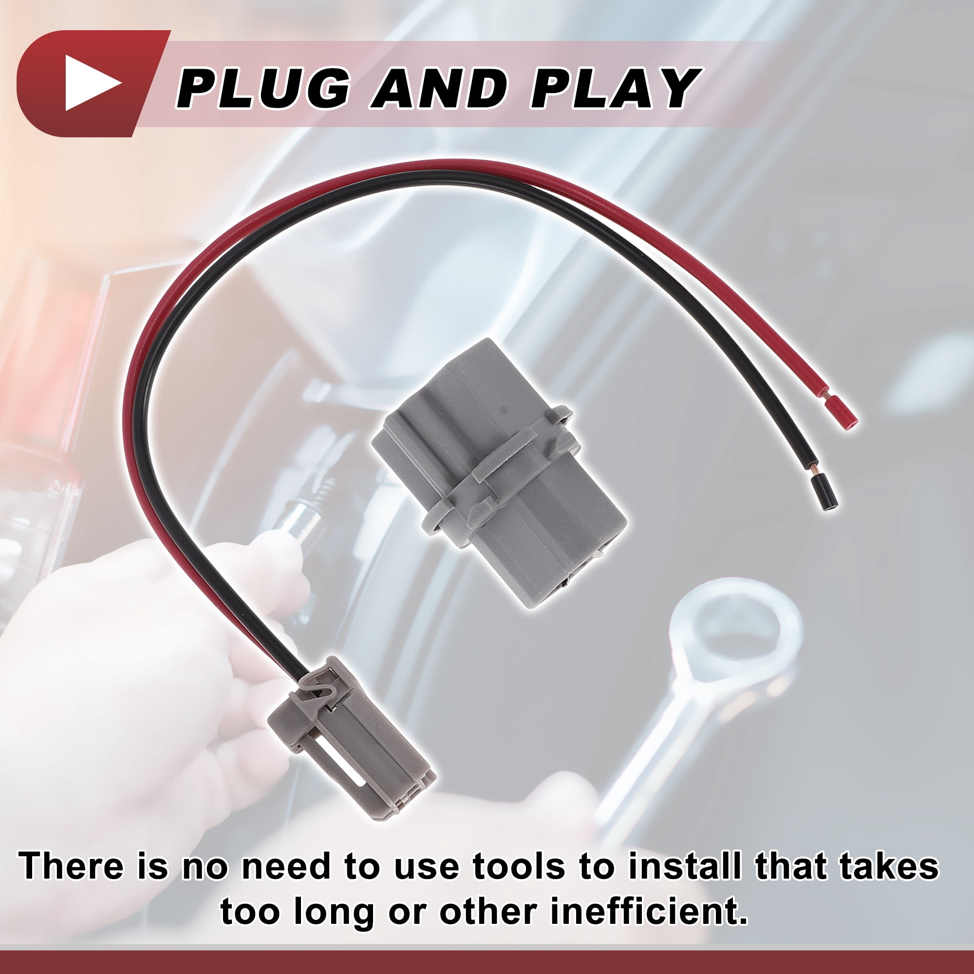 Unique Bargains Brake Light Socket Wiring for Honda Accord 2005-2017 No.33513S50003