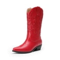 thumbnail image 1 of Botas DREAM PAIRS DWUMMB2419 Rojas para Mujer de Media Caña 11, 1 of 8