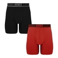 thumbnail image 1 of Boxer Hanes para hombre, Regular Mesh Sport Negro y Rojo 2 Piezas Talla G, 1 of 4
