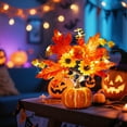 thumbnail image 5 of 2025 & CISIL - Pumpkin Decor,Pumpkins for Decorating,Thanksgiving Decor,Fall Centerpieces for Tables,Used for Harvest Fall Table Centerpiece（A), 5 of 8