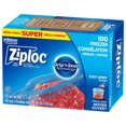 thumbnail image 3 of Ziploc® Freezer Bags with Stay Open Technology, Medium, 3 of 9