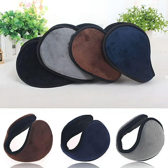 TELOLY 2/3/4PCS Ear Muffs For Winter Men Women, Adjustable Fleece Ear Warmers Winter Warm Earmuffs For Cold Winters