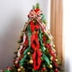 thumbnail image 1 of Christmas Tree Topper Bow, Large Toppers Bows for Christmas Tree, Glitter Satin Mesh Streamer and Wired Edge, Xmas Ornament, 1 of 5