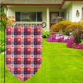 thumbnail image 6 of Sigee Heart Plaid Printed Flag12.5 * 18in Outdoor Yard Flags For Garden Decor, 6 of 9