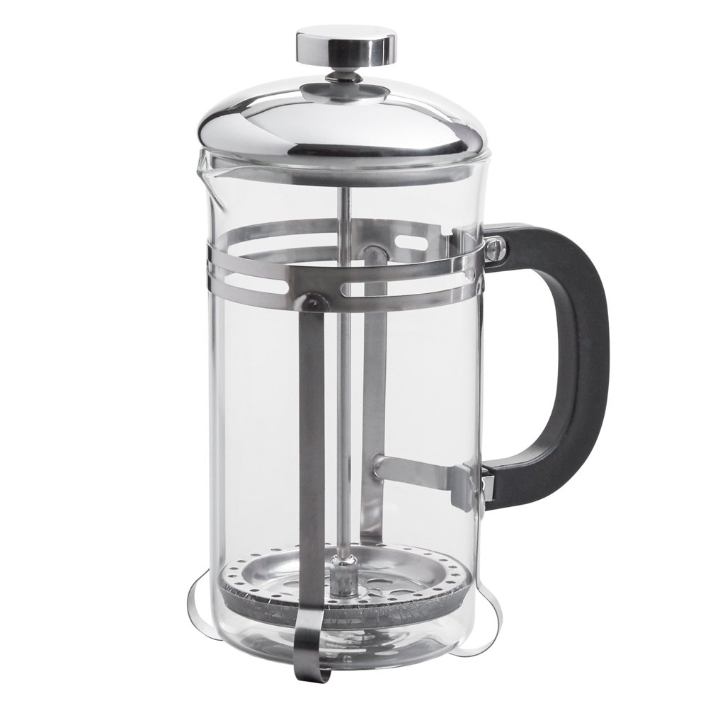 French Press Coffee Maker, 20 oz. Glass, Stainless Steel French Coffee