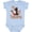 AE-Light Blue, variant on Plaid 1st Thanksgiving Turkey Boys or Girls Baby Bodysuit
