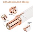thumbnail image 3 of Facial Hair Removal for Women, Mini Hair Remover, Electric Razor Shaver Portable Bikini Epilator for Lips, Chin, Armpit, Peach, 3 of 4