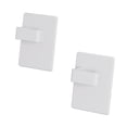 thumbnail image 4 of Siruishop 2 Pieces Hooks Square Design Hanging Hooks for Kitchen Refrigerator White, 4 of 8