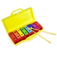 8 Notes Chromatic Xylophone Glockenspiel Resonator Bells with Yellow