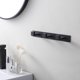 thumbnail image 4 of Perchero de baño montado en la pared con 3 ganchos Perchero de baño montado en la pared Perchero de baño SUS304 Acero inoxidable negro mate, AH210H3-BK oso de fresa Electrónica, 4 of 5