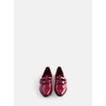 thumbnail image 4 of Weekend Academy Girls Studded Embellished Double Buckle Pointed Ballet Flats, 4 of 5