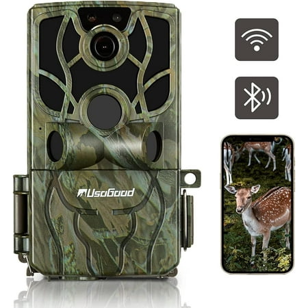 4K 48MP Wildlife Trail Camera WiFi & Bluetooth Game Hunting Camera Night Vision