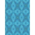 thumbnail image 1 of Ahgly Company Indoor Rectangle Patterned Blue Novelty Area Rugs, 2' x 3', 1 of 6