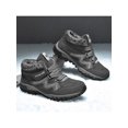 thumbnail image 4 of Avamo Bottines pour Femmes Lacées Bottes de Neige Doublure en Peluche Chaussures de Randonnée Confort Extérieur Randonnée Gris 8.5, 4 of 7