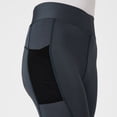 thumbnail image 3 of Horze Selena Womens Sporty Riding Tights with Mesh Lower Leg, 3 of 9