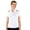 White/Firebrick, variant on Monterey Club Women's Willow Contrast Golf Polo Shirt #2269
