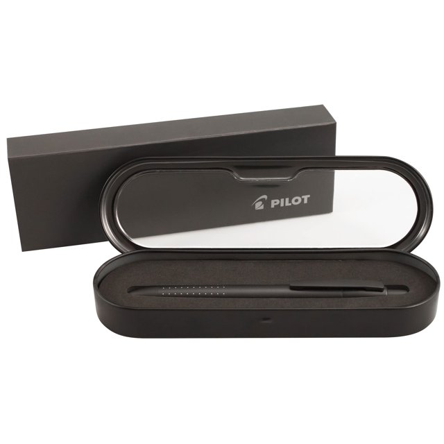PILOT Axiom Collection Retractable Ballpoint Pen Matte Black Barrel Blue Ink Medium Point (71414)