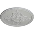 thumbnail image 3 of 54 1/4"OD x 2 7/8"P Milton Ceiling Medallion (Fits Canopies up to 10 1/2"), Hand-Painted Frost, 3 of 6