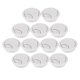 thumbnail image 3 of 12pcs Office Pc Computer Desk Grommet Cable Hole Cover 50mm Diameter (grey White), 3 of 3