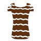 thumbnail image 5 of Camisas de Manga Corta para las Mujeres, Cuello en V Plegable de Impresión Del Hombro Top Casual Hecho de Poliéster Cómodo para el Verano, Tops de Bikini para las Mujeres, 5 of 9