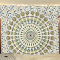 thumbnail image 1 of Tapiz tipo mandala con forma de pavo real de Bless International para colgar en la pared, 140 x 185 cm, 1 of 9