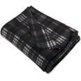 thumbnail image 5 of Pack Bulk Plaid Sherpa Fleece Throw Blankets 50 x 60 for Wedding Guests, Homeless, Pets | Plaid Fleece Throw Blankets Bulk, 5 of 10