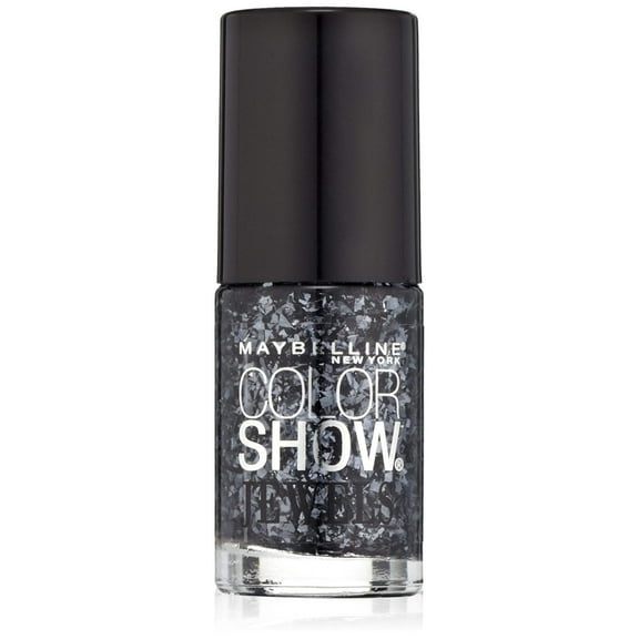 Maybelline New York Color Show Jewels Nail Lacquer, 606 Gleaming Graphite