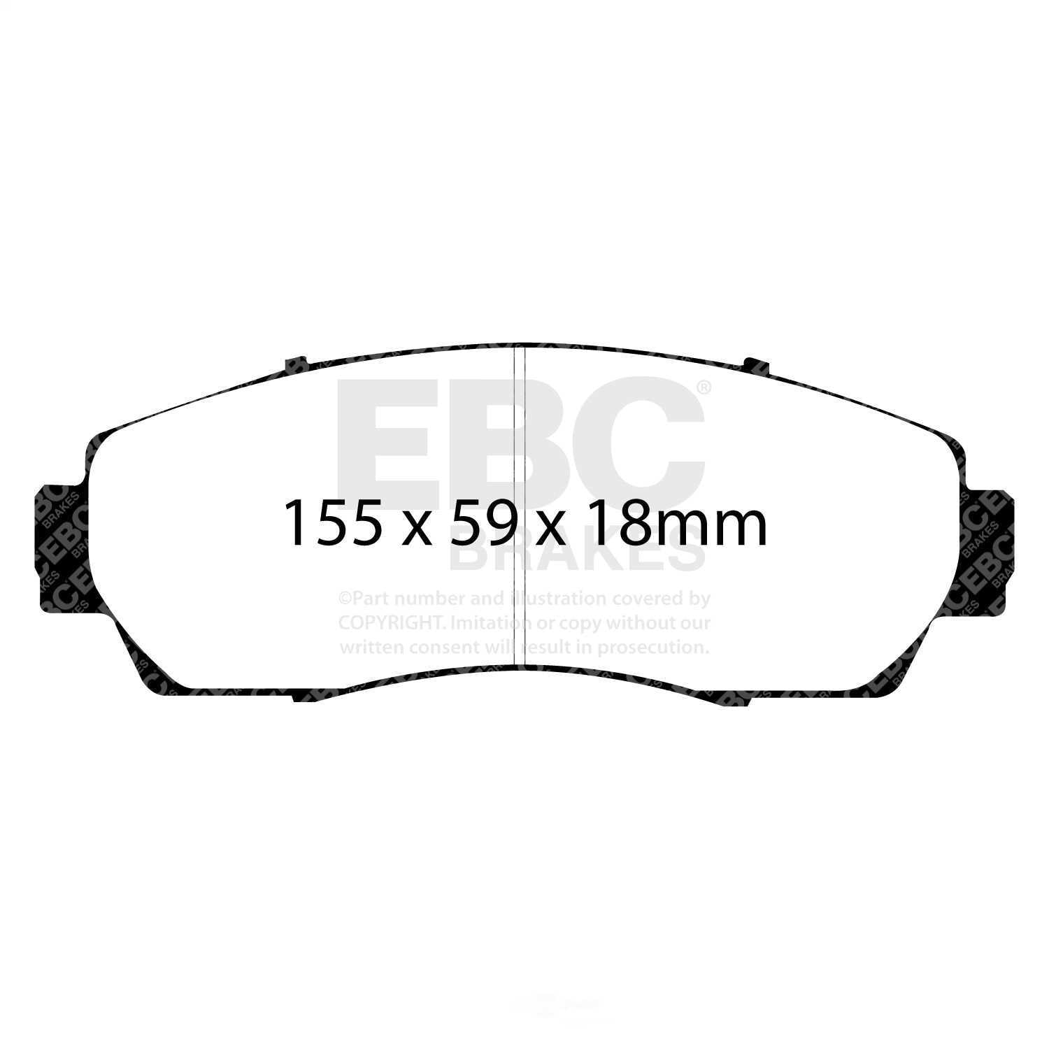 UD1089/ EBC OE Brake Pads