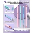 thumbnail image 2 of Juego de lápices mecánicos de cuatro caramelos, 36 unidades con recambios de plomo, 2 of 7
