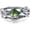 Kite Cut-01, variant on Black Oxidized Moss Agate Ring in Rectangular/Hexagonal/Kite/Pear Shape for Women, 925 Sterling Silver Vintage Green Stone Engagement Ring with Vine Leaf Design, Suitable for Wife