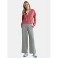 thumbnail image 5 of Athletic Works Women's ButterCore Wide Leg Pants, Sizes XS-XXXL, 5 of 5