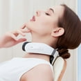 thumbnail image 6 of Massager | Electric Heated & Shoulder Relaxer | Ergonomic U-Shaped Physiotherapy Device | 4 Massage Heads | USB Charge | | Portable | White | 15x15x6cm, 6 of 9