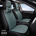 thumbnail image 3 of Fundas de asiento de cojín de asiento de coche de tela de lino de uso general para las cuatro estaciones, conjunto completo de accesorios para coche, cojín de asiento, 3 of 5