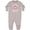 AC-Heather Grey, variant on Mommom Loves Me Girls Bear Baby Fleece Romper