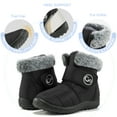 thumbnail image 3 of Ecetana Boys Girls Winter Snow Boots Faux Fur Lined Toddler Shoes, 3 of 6