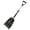 Black, variant on Snow Shovel, Upgrade Emergency Snow Shovel for Driveway with Aluminum Handle Large Capacity Lightweight and Adjustable Portable Survival Shovel for Home, Garden, Camping, Mud and Snowman(Black)