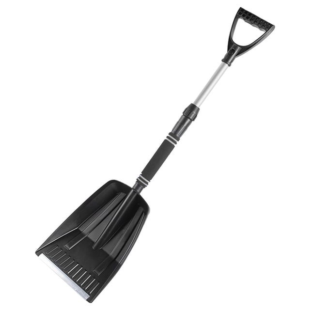 Foldable Shovel for Car, Retractable Ice Shovel Portable Extendable Snow Shovel Lightweight Snow Removal Tool for Cars Driveways Camping Outdoor Winter Use
