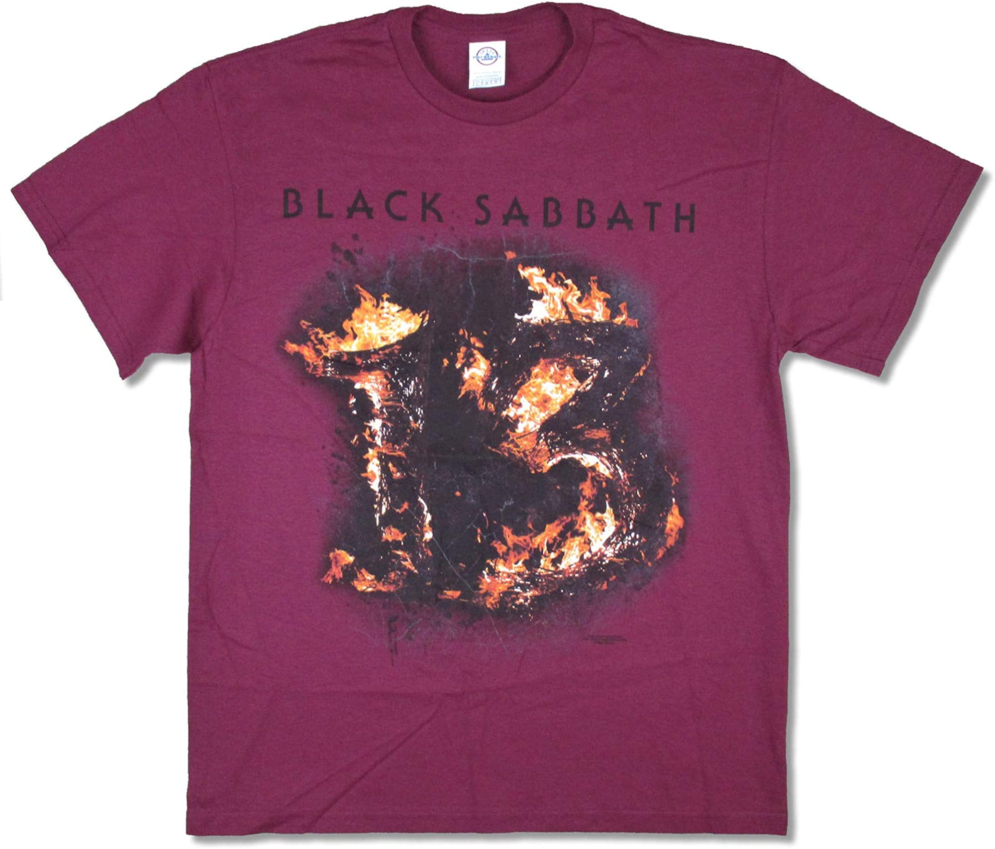 Black Sabbath 13 Maroon T Shirt 