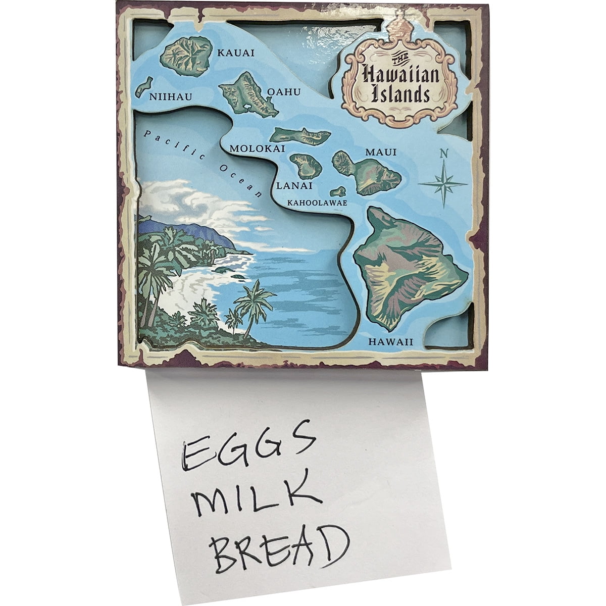 Souvenir Magnet 3d Magnet Medium Island Chain