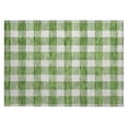 thumbnail image 2 of Addison Rugs Chantille Indoor/Outdoor Transitional Plaid Green Washable Rectangle Rug, 1'8" x 2'6", 2 of 6