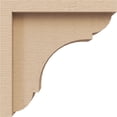 thumbnail image 3 of 3"W x 6"D x 6"H Classic Bryant Rough Cedar Woodgrain TimberThane Corbel, Primed Tan, 3 of 6