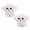 F, variant on Primegos Mini Resin Figurines Small Decorative Figurines 2pcs Mini Dog Figurines Cute Resin Puppy Miniature Figures Small Ornaments for Micro Landscape Diy