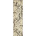 thumbnail image 1 of Unique Loom Positano Collection Coastal, Coral, Lobsters, Abstract, Distressed, Vintage Area Rug, 2' 7 x 10' 0, Light Gray/Beige, 1 of 2